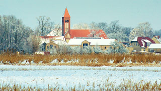 Gröben im Winter